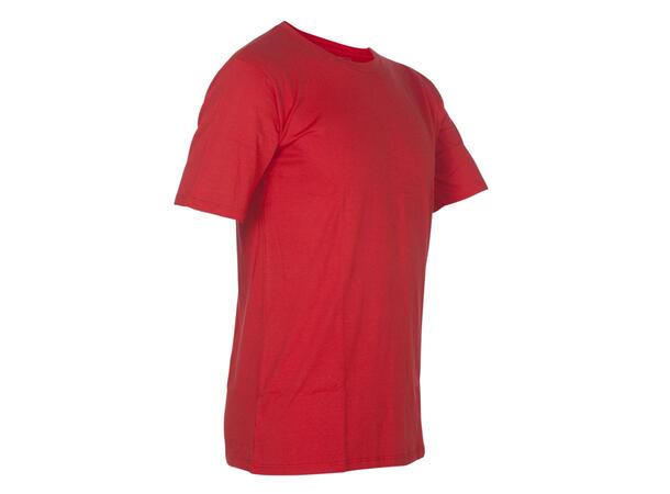 UMBRO Plain cotton tee jr Rød 140 God T-skjorte til trening og fritid.
